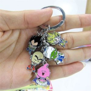 Dragon Ball Z Saiyan Goku Gohan Anime Art Keychain